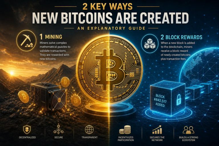 2 Key Ways New Bitcoins Are Created: An Explanatory Guide