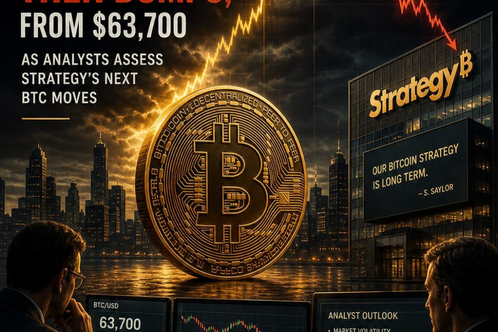 Bitcoin spikes, then dumps, from $63,700 as analysts assess Strategy’s next BTC moves