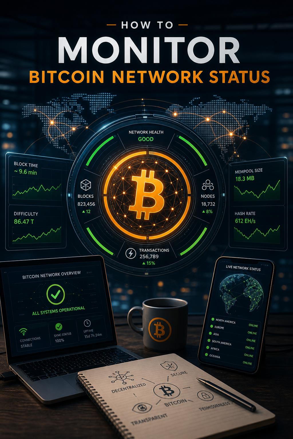 How to Monitor Bitcoin Network Status How to Monitor Bitcoin Network Status