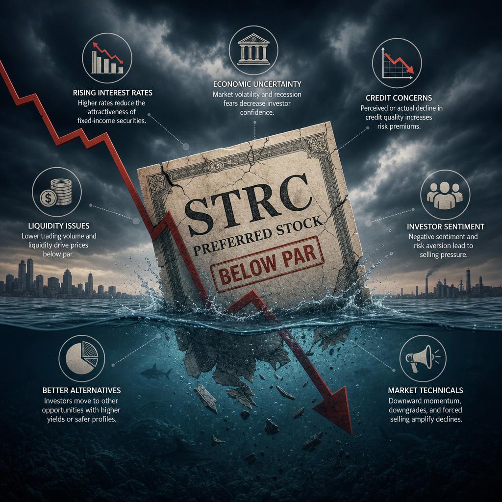 Strategy's STRC preferred stock hits a record low below par Factors Contributing to the Decline of STRC Preferred Stock Below Par