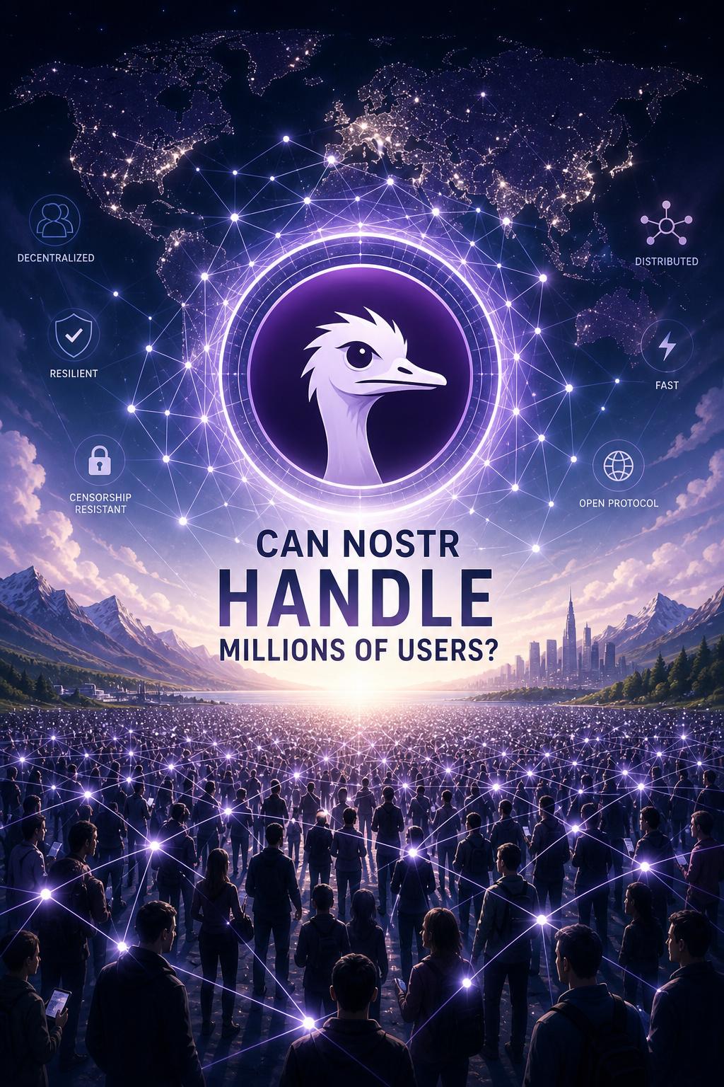 Can Nostr handle millions of users? Can Nostr handle millions of users?