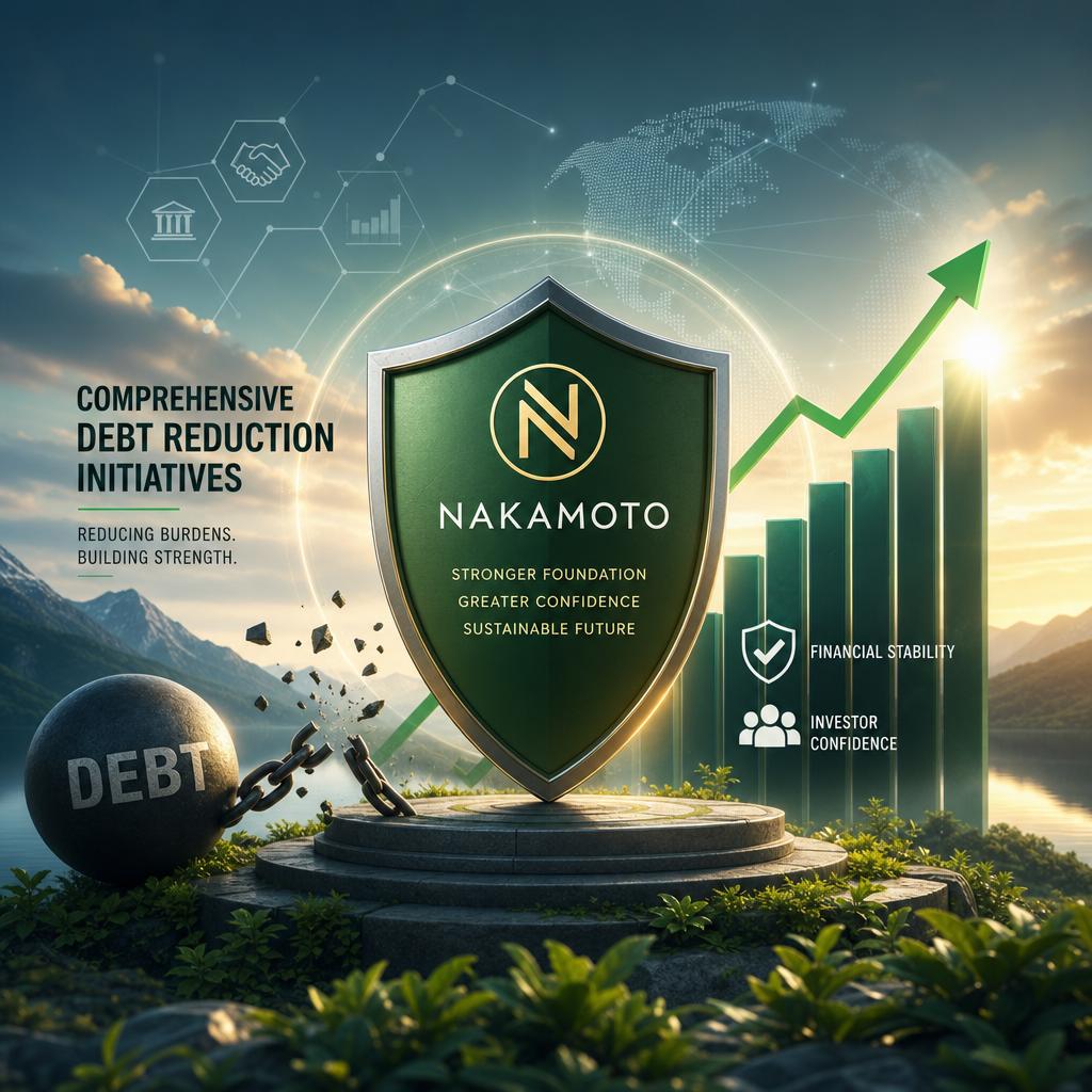 Nasdaq-Listed Bitcoin Firm Nakamoto Sells BTC, Cuts Debt and Authorizes Share Buyback Comprehensive Debt Reduction Initiatives Strengthen Nakamoto's Financial Stability and Investor Confidence