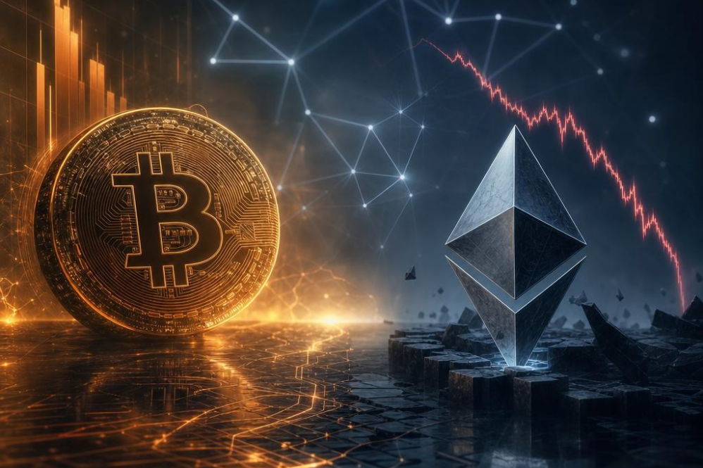 DECRYPT: Bitcoin Stalls as Ethereum Flashes Worst Weekly Signal in Years: Analysis