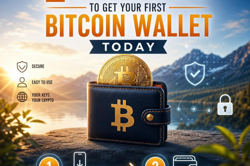 2 Simple Steps to Get Your First Bitcoin Wallet Today