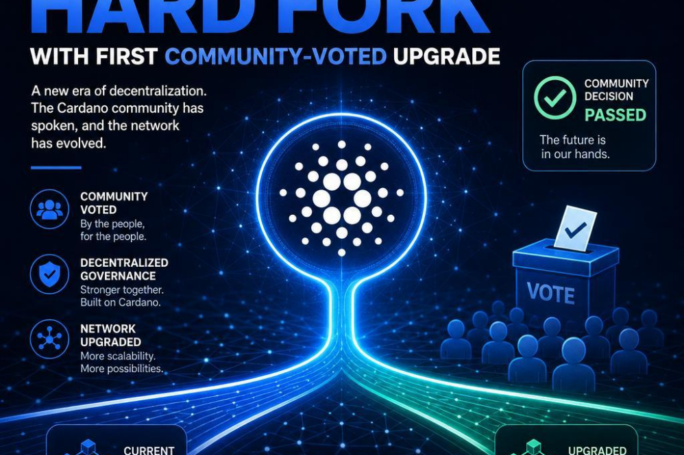 Cardano Triggers Hard Fork With First Community-Voted Upgrade