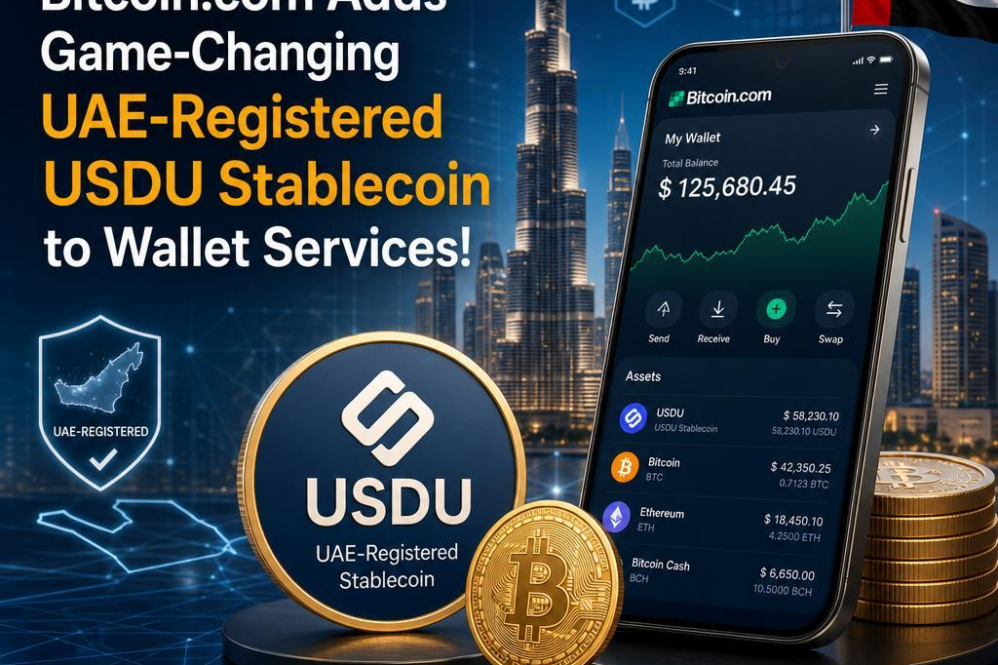 Bitcoin.com Adds Game-Changing UAE-Registered USDU Stablecoin to Wallet Services!