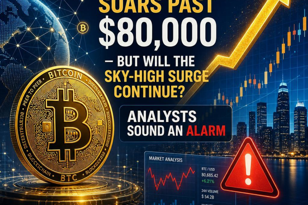 Bitcoin Soars Past $80,000 – But Will the Sky-High Surge Continue? Analysts Sound an Alarm
