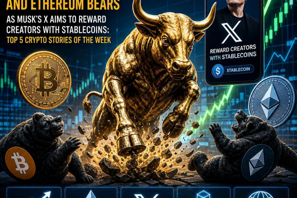 Bullish Surge Crushes Bitcoin and Ethereum Bears as Musk’s X Aims to Reward Creators with Stablecoins: Top 5 Crypto Stories of the Week