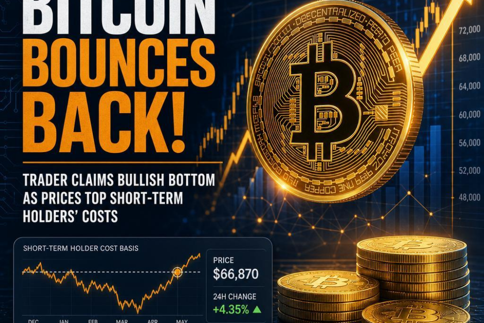 Bitcoin Bounces Back! Trader Claims Bullish Bottom as Prices Top Short-Term Holders’ Costs