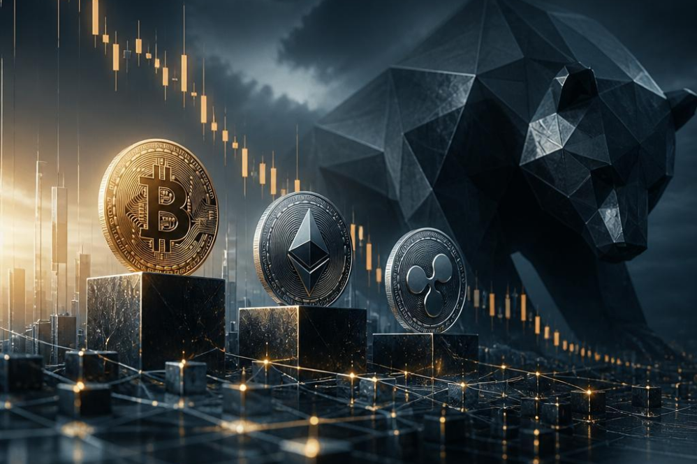 BTC, ETH, XRP Tumble as Wintermute Builds Heavy Short Positions