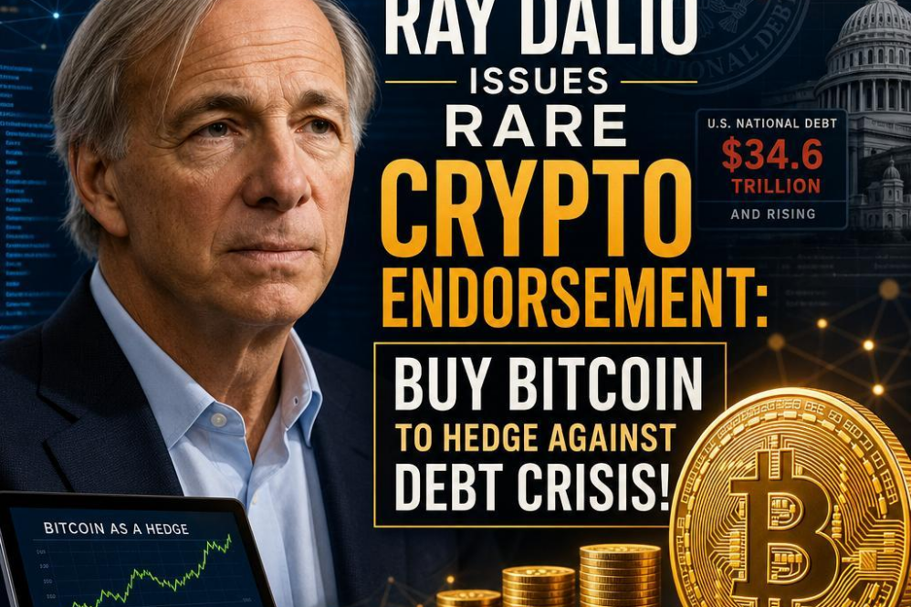 Ray Dalio Issues Rare Crypto Endorsement: Buy Bitcoin to Hedge Against Debt Crisis!