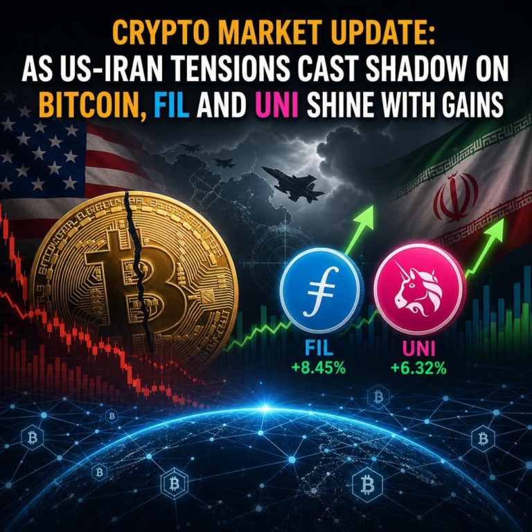 Crypto Market Update: As US-Iran Tensions Cast Shadow on Bitcoin, FIL and UNI Shine with Gains