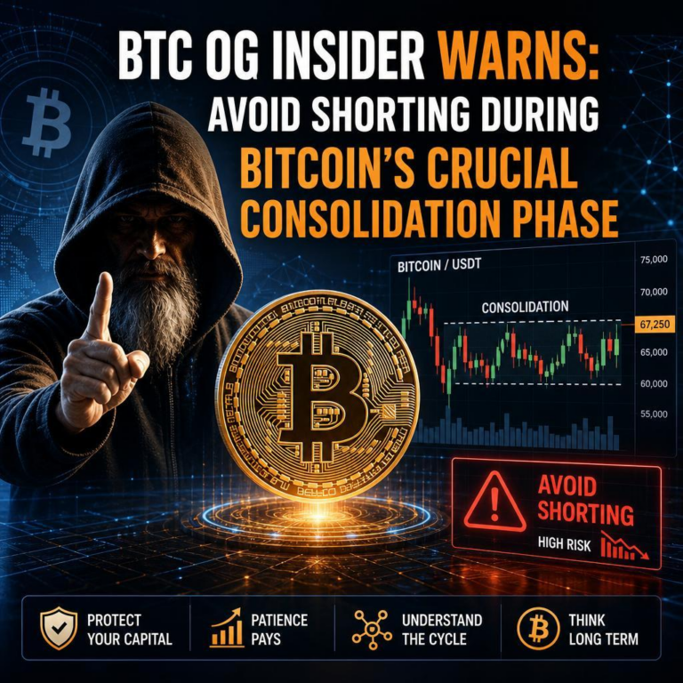 BTC OG Insider Warns: Avoid Shorting During Bitcoin’s Crucial Consolidation Phase