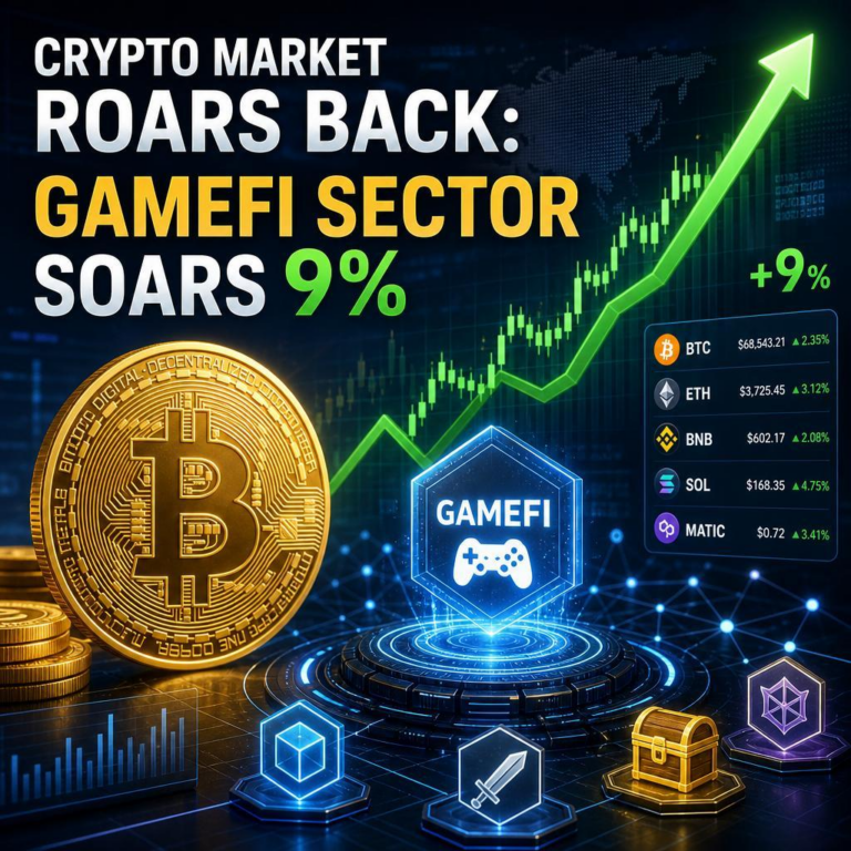 Crypto Market Roars Back: GameFi Sector Soars 9%