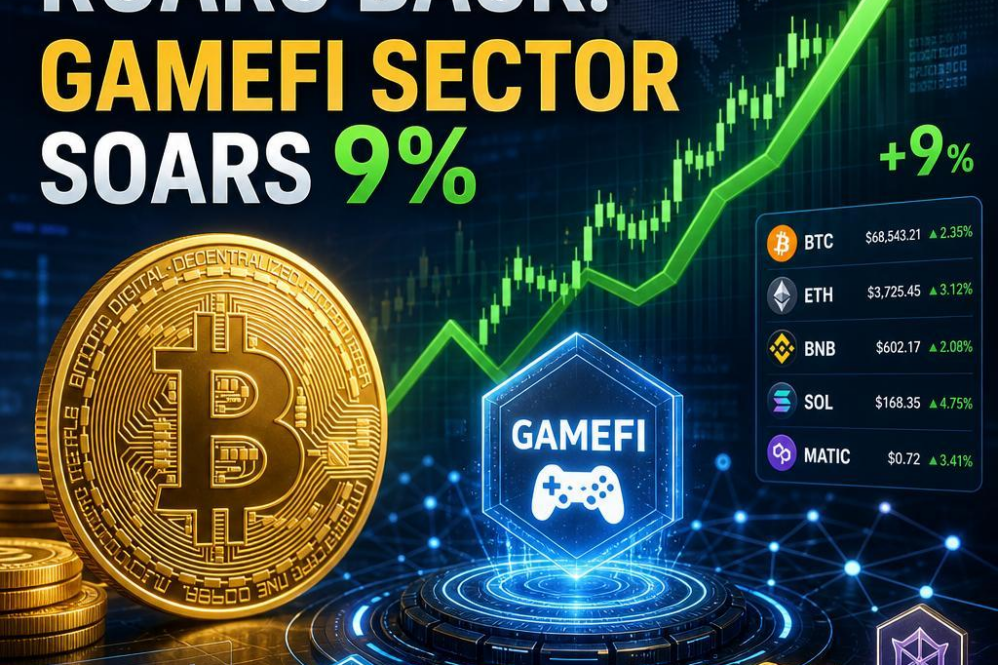 Crypto Market Roars Back: GameFi Sector Soars 9%