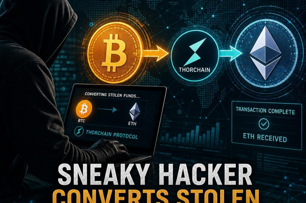 COINTELEGRAPH: Sneaky Hacker Converts Stolen Bitcoin to ETH Using THORChain