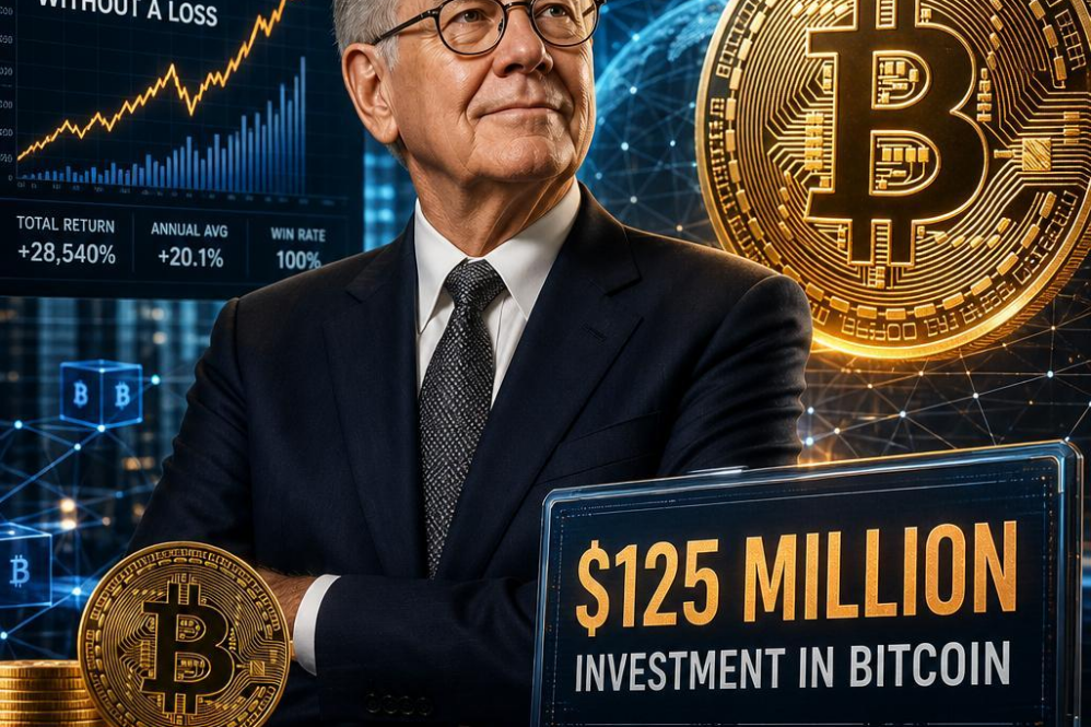 Investor Who Went 30 Years Without a Loss Just Bet $125 Million on Bitcoin