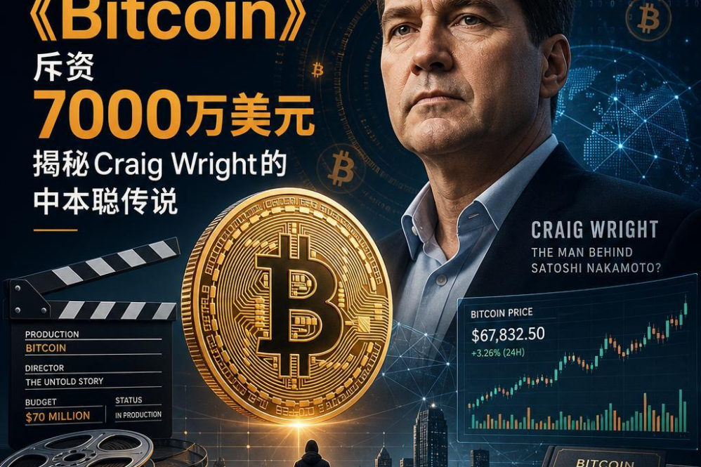 比特币大电影《Bitcoin》斥资7000万美元，揭秘Craig Wright的中本聪传说
