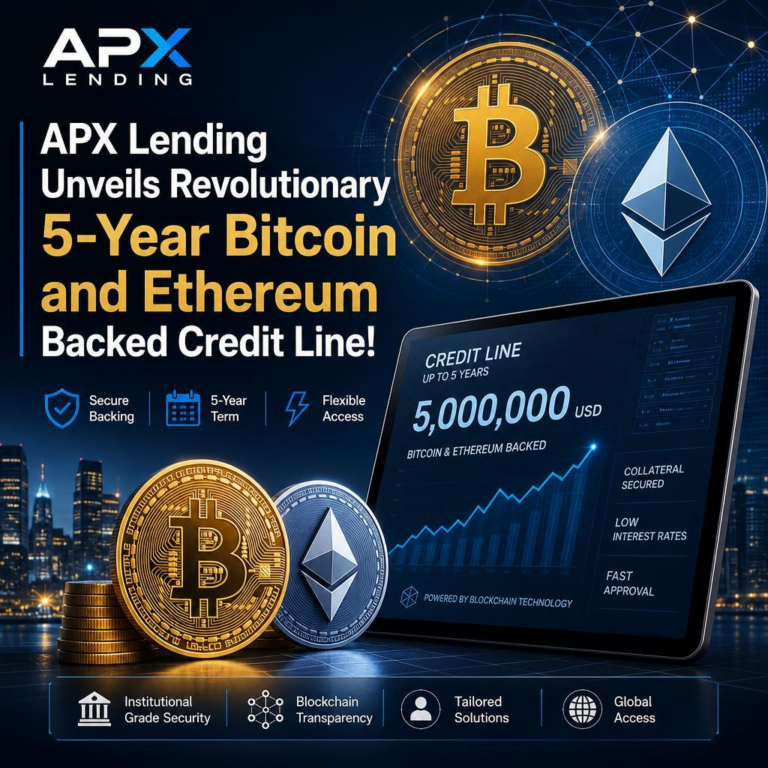 APX Lending Unveils Revolutionary 5-Year Bitcoin and Ethereum Backed Credit Line!