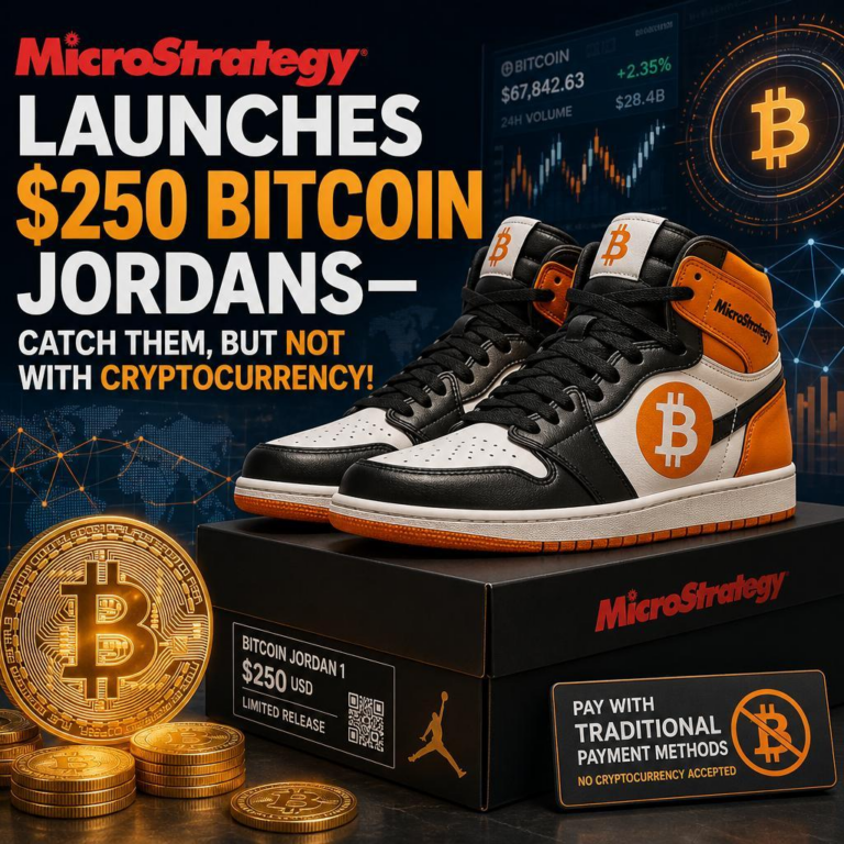 MicroStrategy Launches $250 Bitcoin Jordans-Catch Them, But Not With Cryptocurrency!