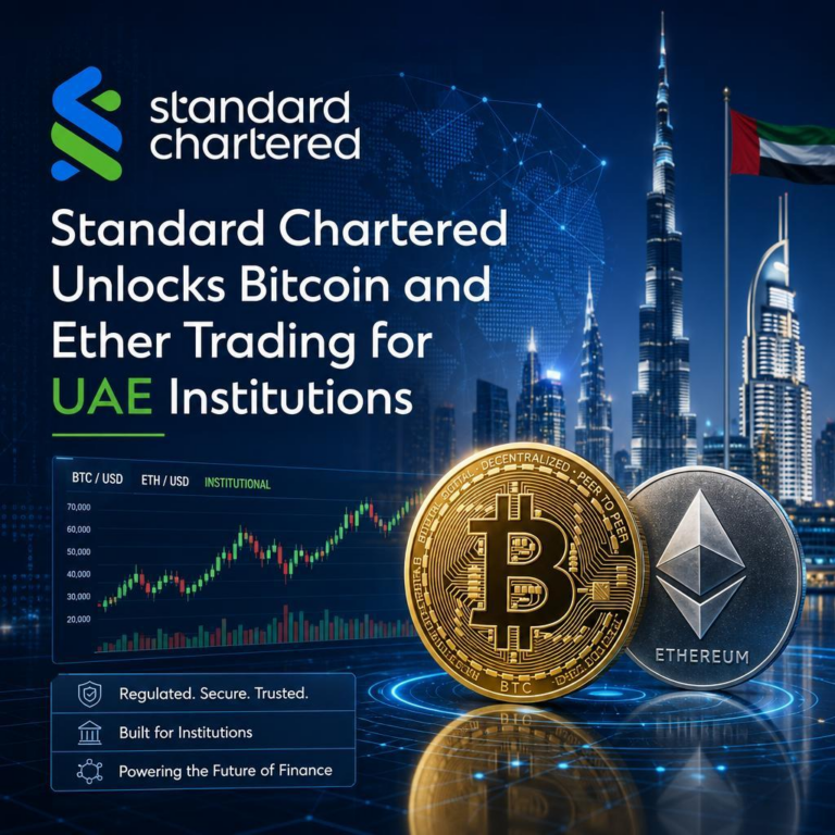 Standard Chartered Unlocks Bitcoin and Ether Trading for UAE Institutions