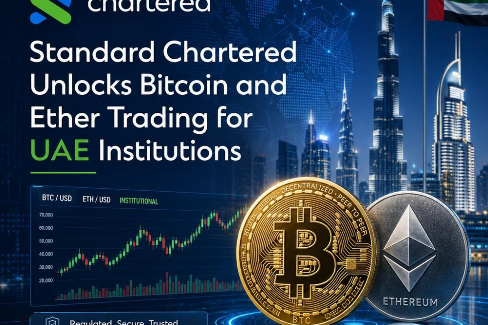 Standard Chartered Unlocks Bitcoin and Ether Trading for UAE Institutions