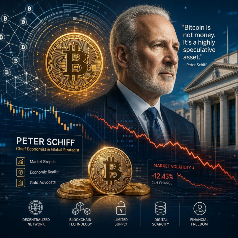 News Explorer Bitcoin’s Value Under Fire: Peter Schiff Reignites the Age-Old Debate