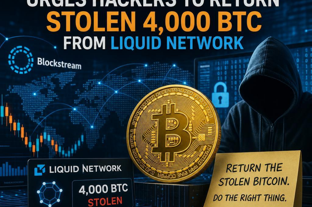 Blockstream Urges Hackers to Return Stolen 4,000 BTC from Liquid Network