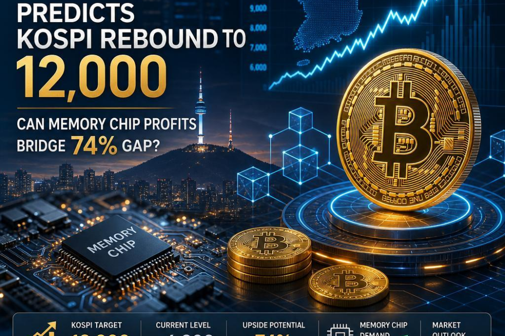 Goldman Strategist Predicts KOSPI Rebound to 12,000: Can Memory Chip Profits Bridge 74% Gap?