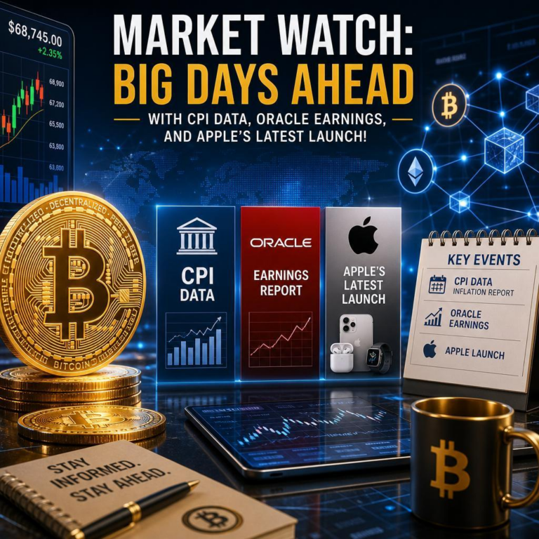 Market Watch: Big Days Ahead with CPI Data, Oracle Earnings, and Apple’s Latest Launch!