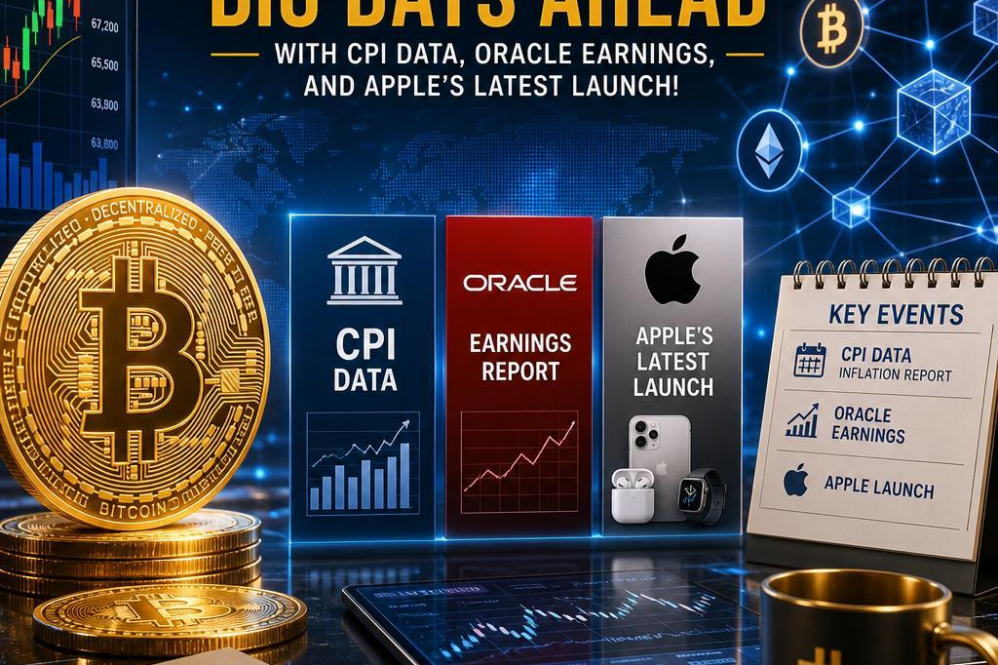 Market Watch: Big Days Ahead with CPI Data, Oracle Earnings, and Apple’s Latest Launch!