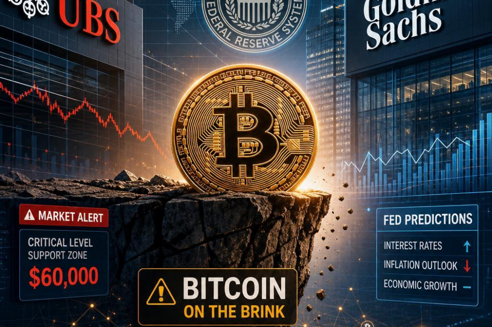 Bitcoin on the Brink as UBS and Goldman Sachs Unveil FED Predictions: Critical Insights for Friday’s Market Shift!