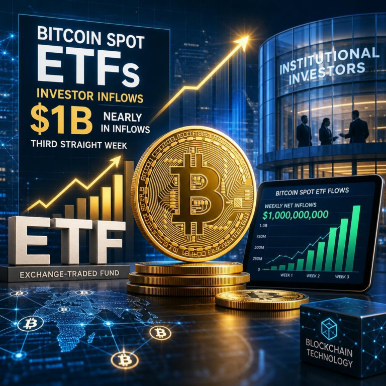 CROWDFUNDINSIDER: Bitcoin Spot ETFs Soar, Attracting Nearly $1B as Institutional Investors Pour In for Third Straight Week