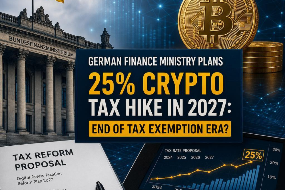 German Finance Ministry Plans 25% Crypto Tax Hike in 2027: End of Tax Exemption Era?