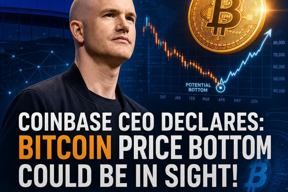 Coinbase CEO Declares: Bitcoin Price Bottom Could Be in Sight!