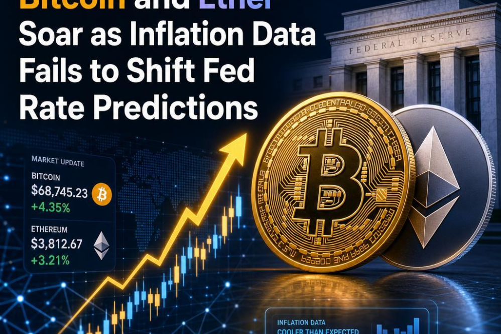 THE BLOCK: Bitcoin and Ether Soar as Inflation Data Fails to Shift Fed Rate Predictions