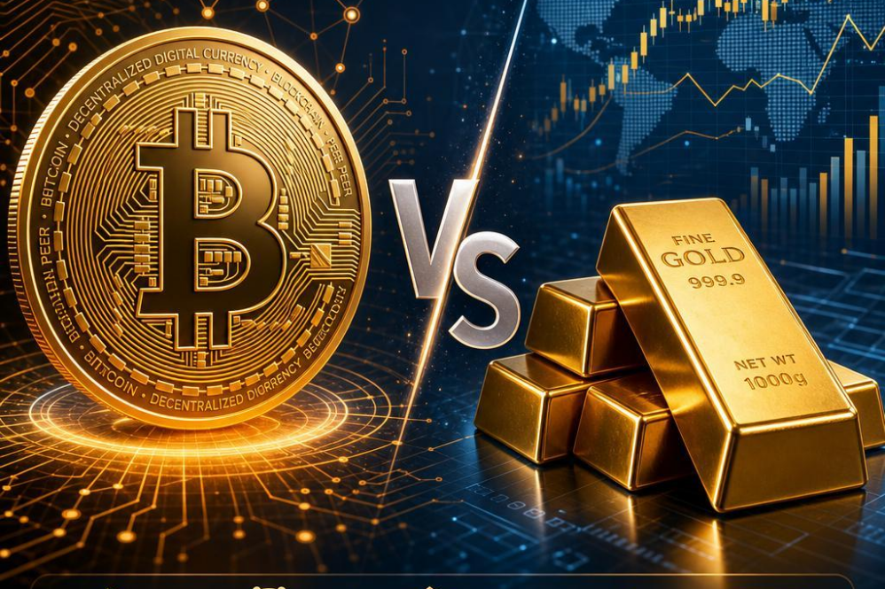 Here’s a more engaging version of the article title:

“Bitcoin vs. Gold: The Ultimate Safe Haven Showdown-Which Will Reign Supreme?