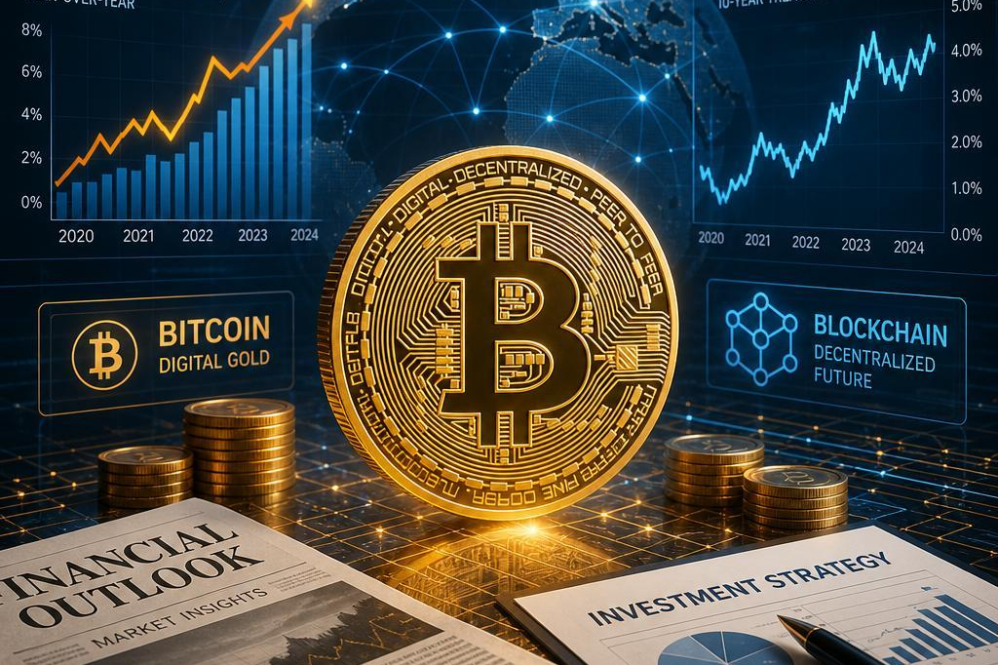 To make the title more engaging, you could try something like this:

“Bitcoin’s Golden Opportunity: How Inflation and Bond Trends Could Reshape the Crypto Landscape!”

This title aims to capture the reader’s attention by suggesting a significant and timel