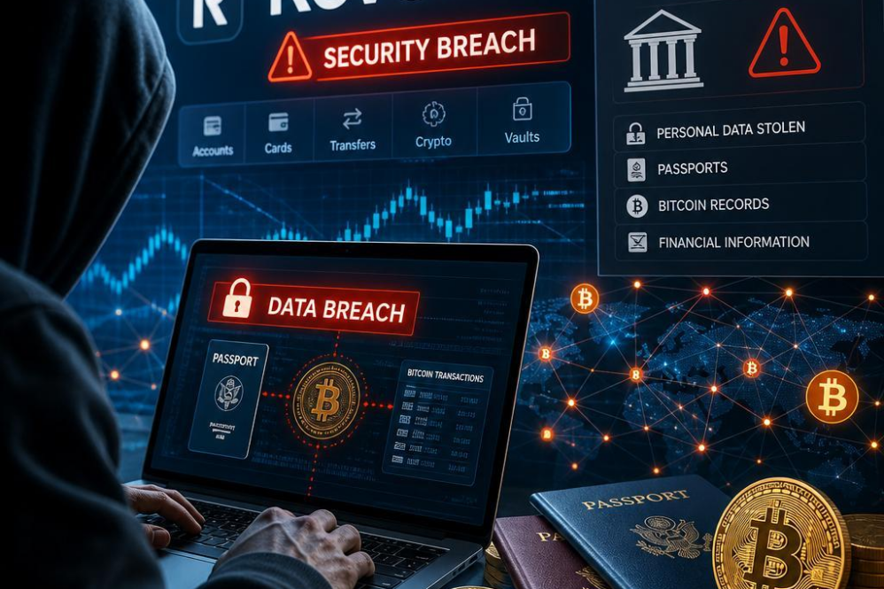 Revolut Breached: Passports and Bitcoin Records Stolen in Phishing Scam Impersonating Government Agency