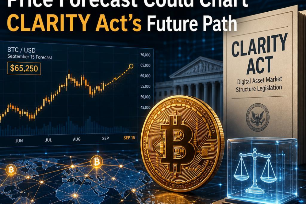 Bitcoin’s September 15 Price Forecast Could Chart CLARITY Act’s Future Path