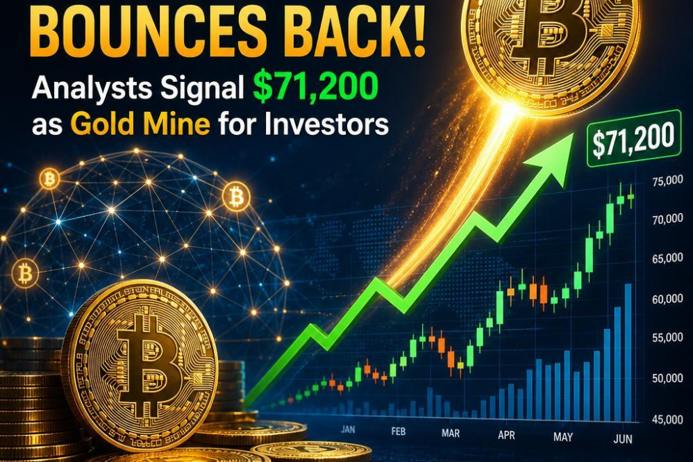 Bitcoin Bounces Back! Analysts Signal $71,200 as Gold Mine for Investors