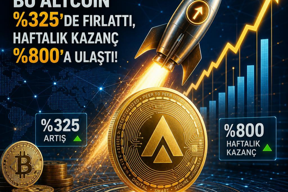 Şok Takviye: Bu Altcoin %325’de Fırlattı, Haftalık Kazanç %800’a ulaştı!