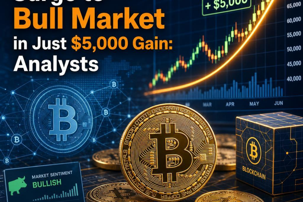 Bitcoin Could Surge to Bull Market in Just $5,000 Gain: Analysts