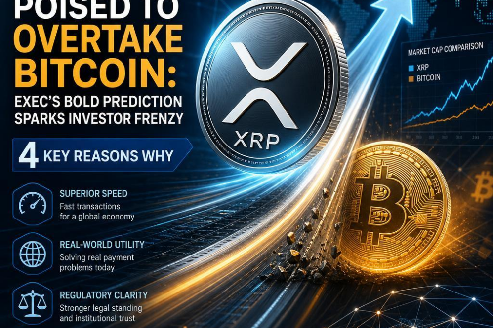 XRP Poised to Overtake Bitcoin: Exec’s Bold Prediction Sparks Investor Frenzy – 4 Key Reasons Why