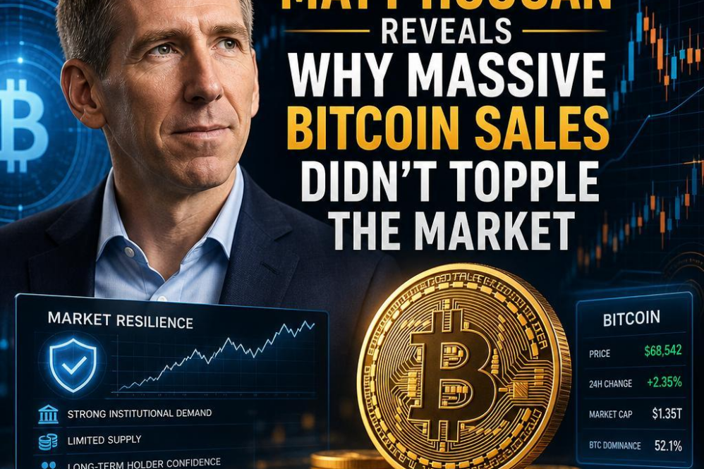 Bitwise CIO Matt Hougan Reveals Why Massive Bitcoin Sales Didn’t Topple the Market