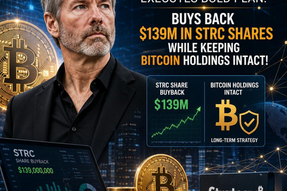 Michael Saylor Executes Bold Plan: Buys Back $139M in STRC Shares While Keeping Bitcoin Holdings Intact!