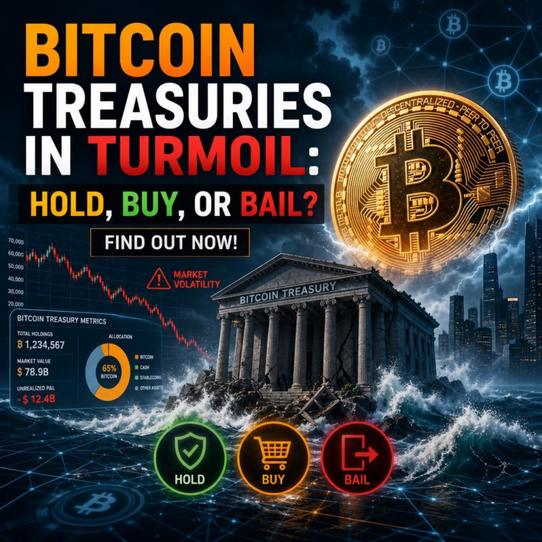 Bitcoin Treasuries in Turmoil: Hold, Buy, or Bail? Find Out Now!