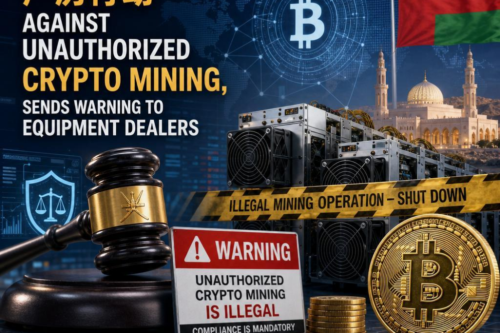 Oman Launches严厉行动 against Unauthorized Crypto Mining, Sends Warning to Equipment Dealers