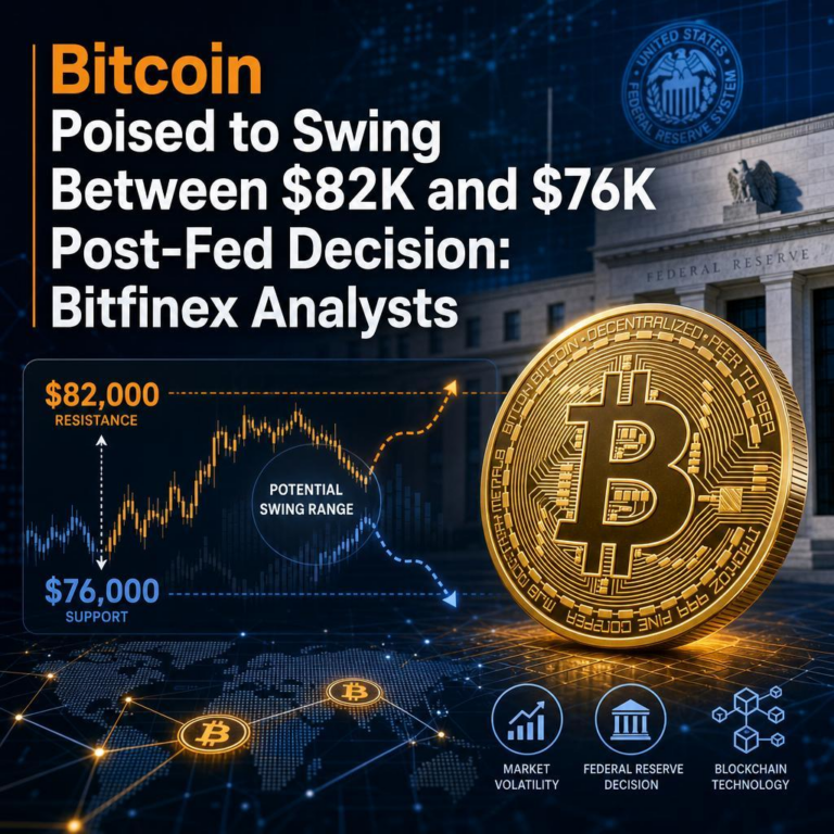 Bitcoin Poised to Swing Between $82K and $76K Post-Fed Decision: Bitfinex Analysts