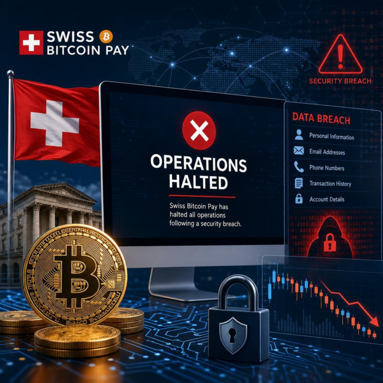 Swiss Bitcoin Pay Halts Operations Following Security Breach That Exposes User Information